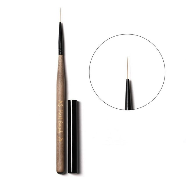 Nail Liner Brush Reusable Anti-Slip Convenient Drawing Liner Brush DIY Fine Details Manicure Tools for Lady