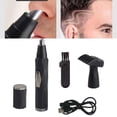 thumbnail image 4 of Afeitado eléctrico, , oreja, carga USB, barba, , limpieza, cortapelos lavable, depilación para viajes de limpieza Facial shamjiam Recortador de pelo de nariz, 4 of 9