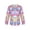 Colorful, variant on TSSOE Boys Girls Sparkly Metallic Long Sleeve Loose T-Shirt Jazz Hip Hop Dance Top Performance Costume Dancewear Black 4-5
