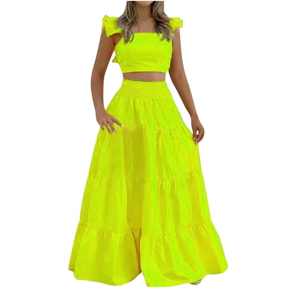Summer Outfits for Women Spring Sets for Women 2024 Clothing Set Female V-Neck Sleeveless Tops Pants Sets Cargo Pant Style S_379 Women's Tracksuits Green XL