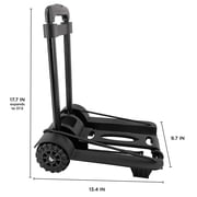 G-Force Premium Compact Folding Luggage Trolley with Telescoping Handle