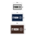 thumbnail image 5 of Classic Framed IT Room Sign (Black) - Small, 5 of 5