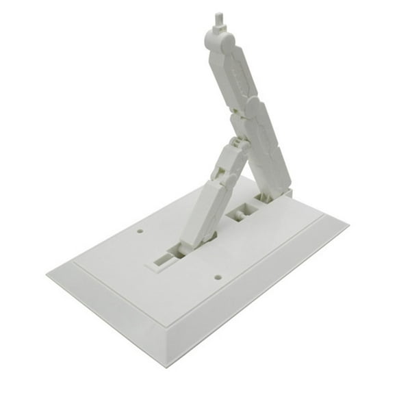 Action Figure Doll Stands Sturdy Bracket Display Base for 6" Model 1/144 Toy White