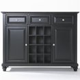 thumbnail image 3 of Crosley Cambridge 3 Tiroirs Vin Buffet en Noir, 3 of 6