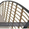 thumbnail image 6 of Grand Patio 5 Pieces Outdoor Wicker Conversation Set Seating Chair Set with Cushions and Coffee Tables, Boho PE Wicker Sofa Set for Indoor Outdoor, Balcony, Porch, Garden, Deck (Natural), 6 of 7