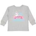 thumbnail image 3 of Inktastic Most Magical Goddaughter Cute Unicorn Girls Long Sleeve Toddler T-Shirt, 3 of 5