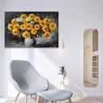 thumbnail image 2 of wall26 Canvas Wall Art Sunflower Pictures Home Wall Decorations for Bedroom Living Room Paintings Canvas Prints Framed - 16x24 inches, 2 of 5