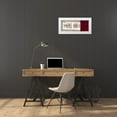 thumbnail image 3 of Mauro 14x8 White Modern Wood Framed Museum Art Print Titled - Mauro Tranquility Panel II, 3 of 4
