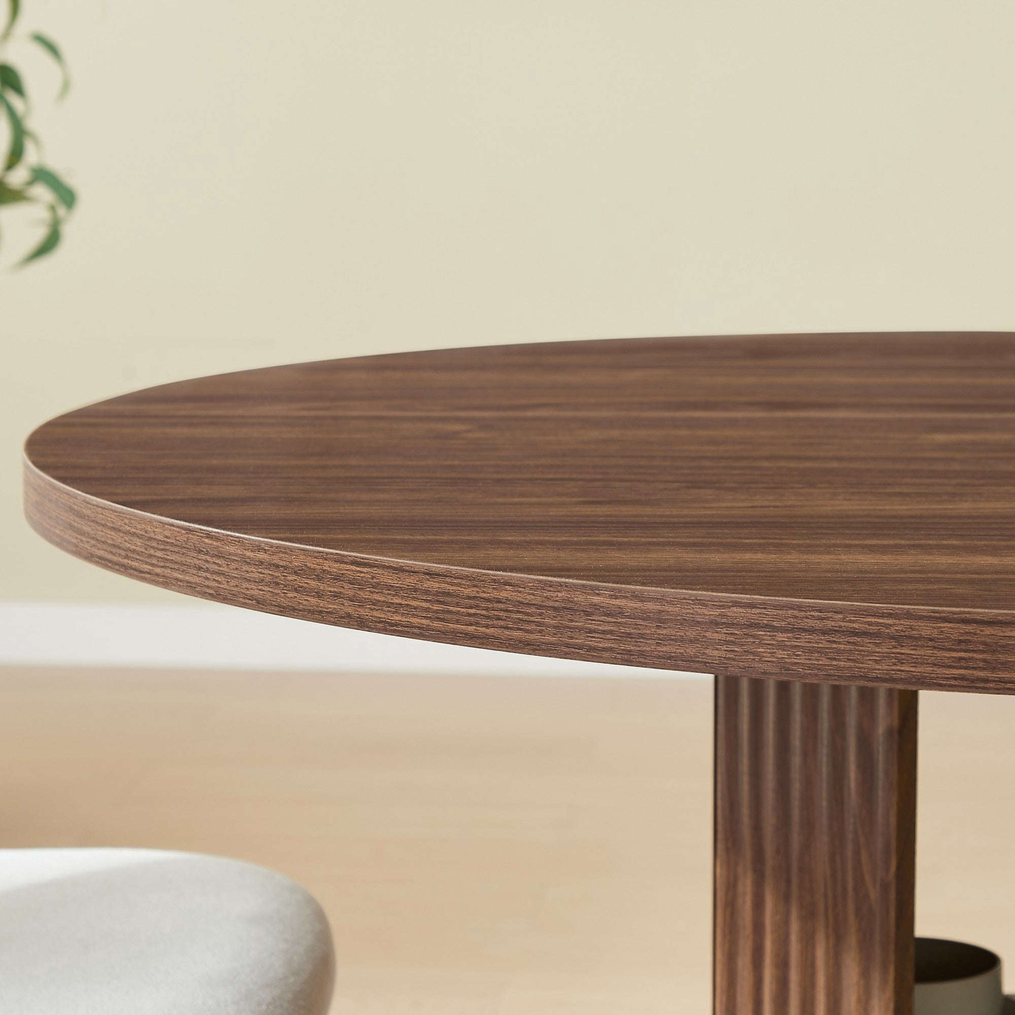 Sailvan 47.24" Round Dining Table Set with 2 Chairs, 2-Tier Storage Shelf