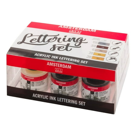 UPC: 8712079413996 | Amsterdam Acrylic Ink Lettering Set 6-Colors