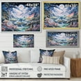 thumbnail image 4 of Designart "Asian Art Mystic Horizon I" Asian Floater Framed Canvas Art Print, 4 of 7
