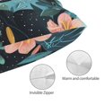 thumbnail image 3 of Kdxio Cotton Pillow Cases 20"x30" Pillowcases,Soft and Breathable Bedroom Pillow Cases-Black Panther Floral Illustration-No Pillow Core, 3 of 5
