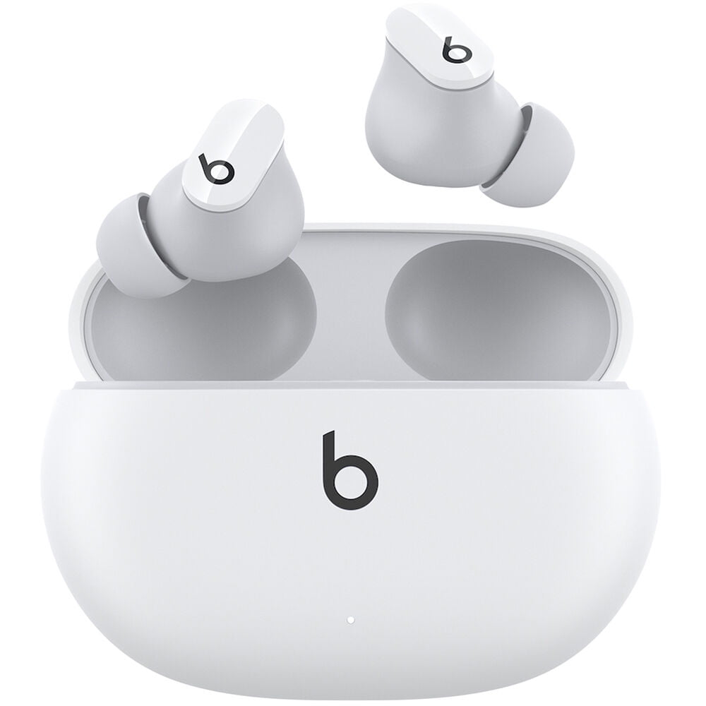 Beats by Dr. Dre Studio Buds Noise Canceling True Wireless In-Ear Headphones (White) Bundle with Accessories