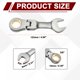 thumbnail image 2 of Llave de trinquete de cabeza flexible Uxcell 5/8" SAE 72 dientes 12 PT llave combinada de trinquete, 2 of 7