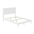 thumbnail image 2 of Lit Plateforme Complet en Bois Massif Nantucket, Blanc, 2 of 7