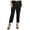 Black - deepblack, variant on Rachel Roy Womens Tapered Soft Casual Cropped Pants, Black, Large