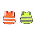 thumbnail image 1 of Chaleco reflectante de seguridad para niños, de colores brillantes, para actividades al aire libre (naranja), 1 of 6
