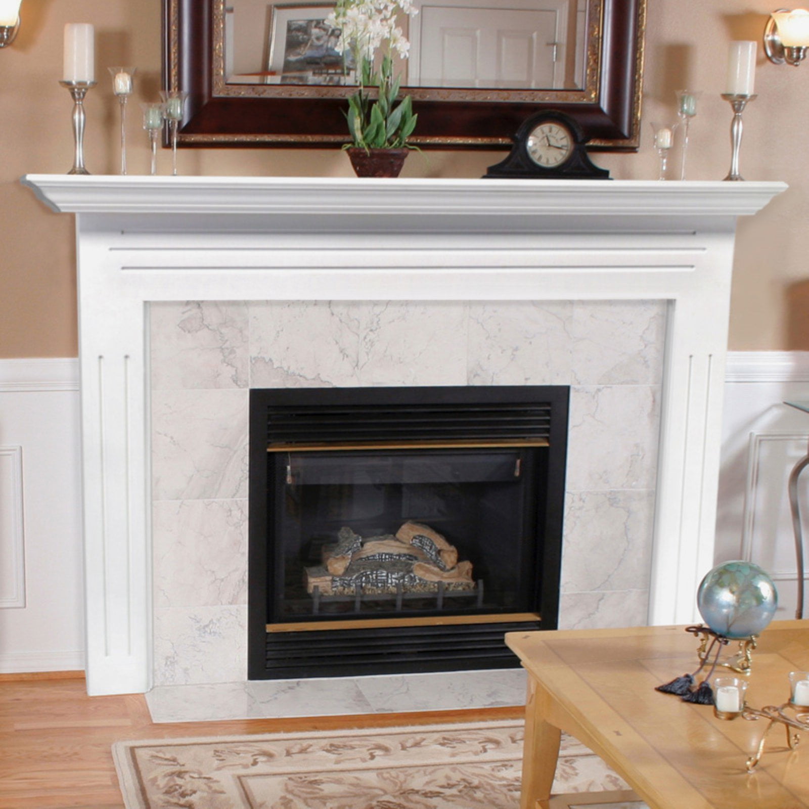 Pearl Mantels Newport Wood Fireplace Mantel Surround