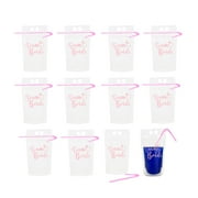 Fun Express Bulk 100 Pieces Collapsible Bachelorette Drink Pouches