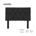 thumbnail image 2 of Cabecera María Sansa  Individual color Gris Oxford, 2 of 2