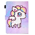 thumbnail image 4 of Universal 8 Inch Tablet Case, Dteck Portable Protective Folio Stand Case for 7.5 -8.5 Inch Tablet, Cute Pattern Kids Case for Samsung Tab A 8.0/Fire HD 8/iPad mini/Lenovo M8/8" Tablet,Colorful Pony, 4 of 5