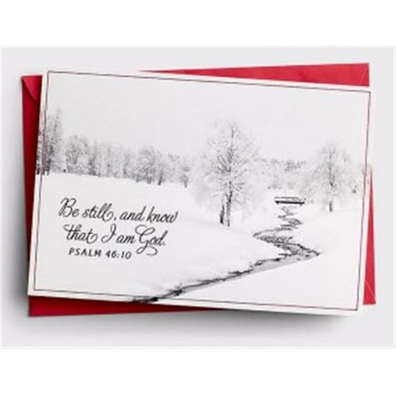 Be Still And Know Christmas Cards, Box Of 18