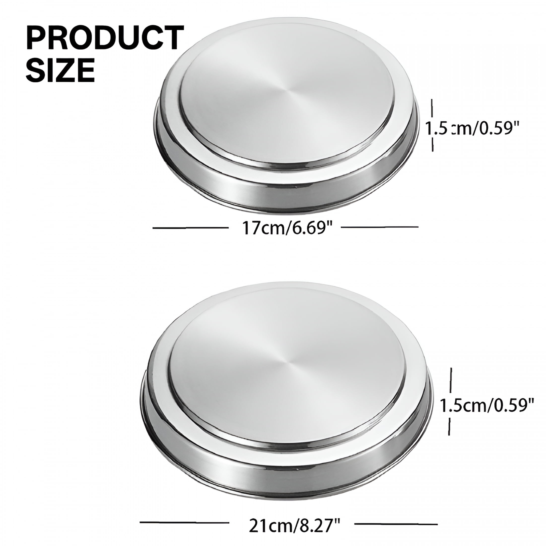 ACDANC 2026 New 4Pcs Stove Guard for Gas Stoves Gas Stove Burner Protectors for Kitchen, Home, Apartment Silver Round