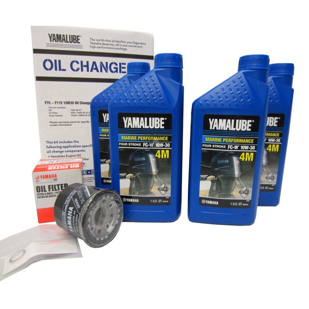 Yamaha Outboard New OEM Oil Change,Filter Service Kit F75F115, LUB