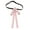 Pink, variant on Shirt Bowknot Tie Faux Pearl Decor Adjustable Fine Workmanship Pretty Thin Decorate Photography Props Simple Shirt Uniform Butterfly Knot Tie Clothing Accessory