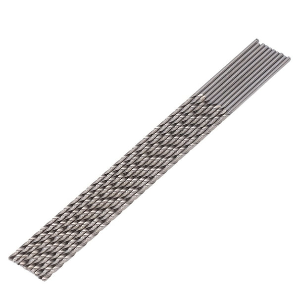 Broca Helicoidal Extra Larga, Juego De Brocas Helicoidales, Vástago Recto De 200 Mm, Diámetro De 2,5 Mm, 10 Piezas Extendidas Para Madera Para Metales No Ferrosos Para Plástico