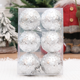 thumbnail image 3 of piezas/caja de bolas navideñas, adornos para árboles de Navidad, estrellas de plástico irrompibles, colgantes para colgar en el árbol, decoración para fiestas y festivales, 3 of 5