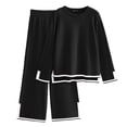 thumbnail image 1 of Conjunto Coordinado PRETTYGARDEN XL Suéter de Punto Negro, 1 of 7