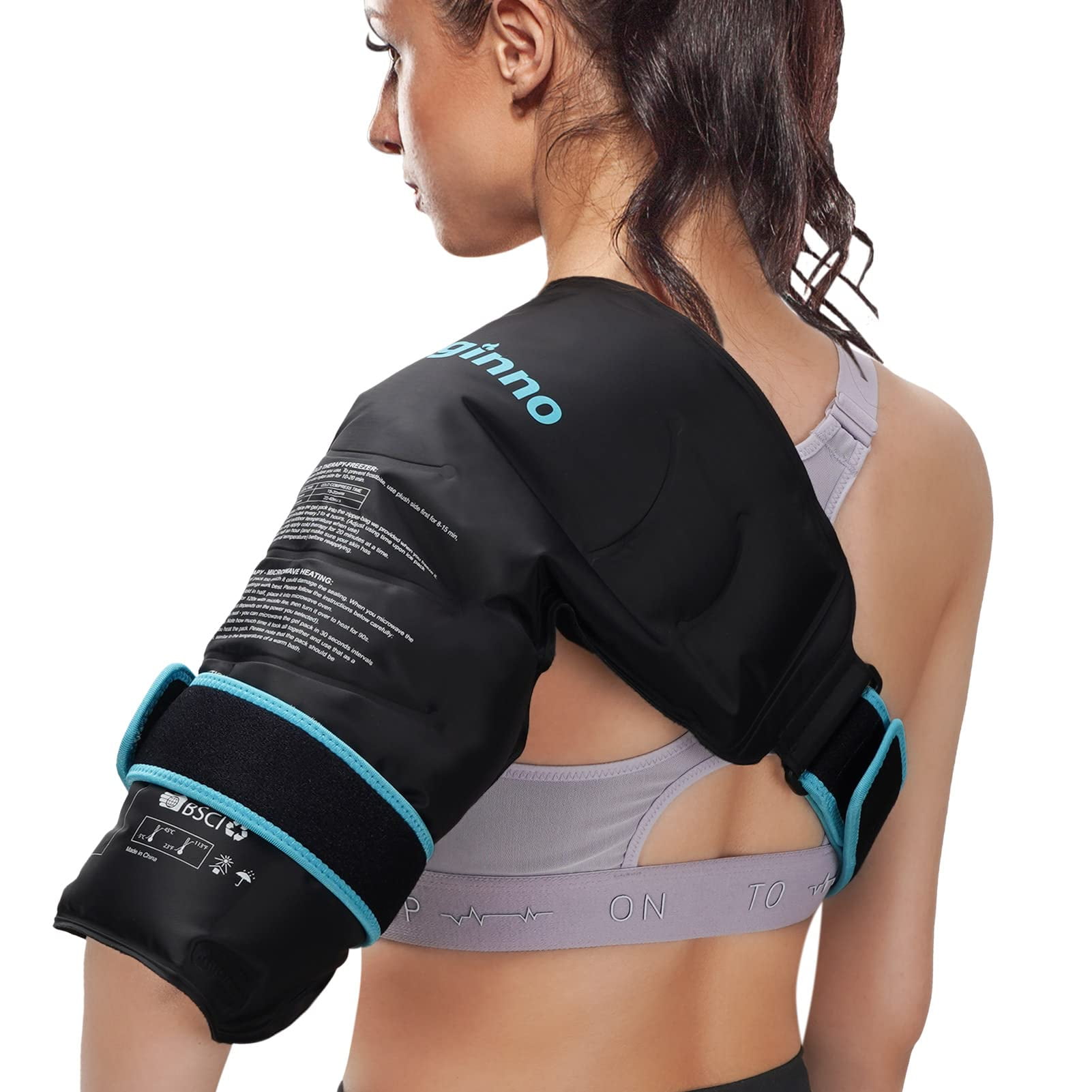 Shoulder Ice Packs for Injuries Reusable, Heat or Cold Therapy
