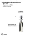 thumbnail image 2 of Despachador de Jabón Líquido para Fregador Alfa Acero Inox, 2 of 5