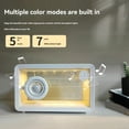 thumbnail image 1 of Altavoz Pequeño de Escritorio Simple RGB Colorido Portátil Luz LED de Atmósfera Altavoz Bluetooth Transparente, 1 of 8