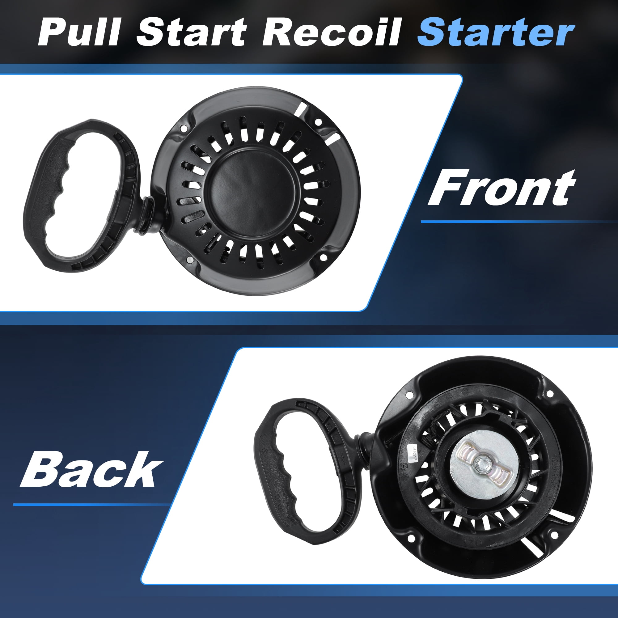 Unique Bargains Pull Start Recoil Starter Assembly for Briggs Lawn Mowers
