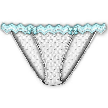 Bright Idea Scallop Edge Bikini Medium White