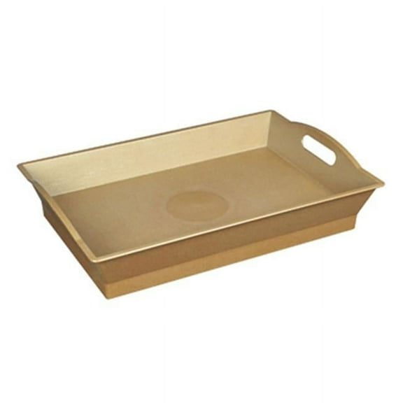 Little Butler TRAYSWICK PVC Serving Tray, Wicker - Small
