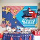 thumbnail image 5 of Tela de Fondo para El Día de La Independencia de Estados Unidos, Decoraciones Navideñas, Serpentinas para Fiestas, Fotos, Banderas de Carnaval, Suministros, 5 of 5