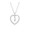 thumbnail image 1 of Collar para mujer, joyería para mujer, collar con colgante para mujer, joyería con alfabeto, collar con corazón para amantes, regalos, collar de aleación, 1 of 3