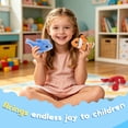 thumbnail image 3 of MorisMos Sea Animal Plush Toy Set with Blue Shell House, 9 Pieces Ocean Stuffed Animals, 3 of 6