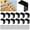 4 Inch-12, variant on 2 Inch 12 Galvanized Steel Pergola Hardware Rafter Clips