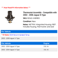 thumbnail image 2 of Thermostat Assembly - Compatible with 2002 - 2008 Jaguar X-Type 2003 2004 2005 2006 2007, 2 of 2
