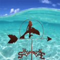 thumbnail image 3 of LOVIVER Retro Weathervane Stainless Steel Weather Vane with Mounting Bracket Figurines, 3 of 8