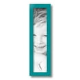 thumbnail image 2 of ArtToFrames 4" x 17" Aqua Picture Frame, 4x17 inch Green Wood Poster Frame (WOM-4428), 2 of 8