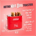 Nostalgia Electrics Coca Cola Series HDT600COKE PopUp Hot Dog Toaster