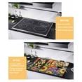 thumbnail image 3 of nqOlkjepod Large Induction Cooktop Protector Mat 28.5"x20.5", Colorful Flowers Stove Top Covers for Electric Stove, Farmhouse Sunflower Daisy Stove Burner Cover Mats, Glass Top Stove Cover, 3 of 8