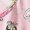 Pink, variant on Short-sleeved cropped pants set knitted cotton home wear set plus size women's pajama set