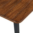 thumbnail image 7 of Furniture of America Brigg Rectangle Wood Dark Oak and Black Dining Table, 7 of 7