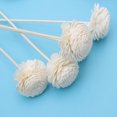 thumbnail image 4 of Miangastore 5 Pcs Rattan Sticks Straight Natural Fragrance Diffuser Aroma Oil Diffuser Rattan Sticks with Flower Shape Head Decor (Ivory), 4 of 8